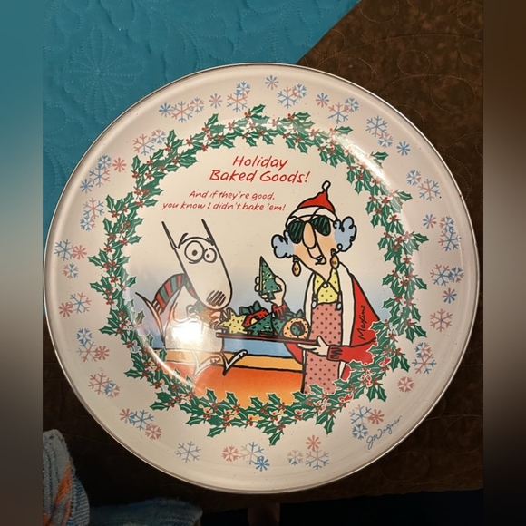 Enamelware Cookie Tray Christmas Holiday Baked Goods Hallmark - Picture 1 of 2